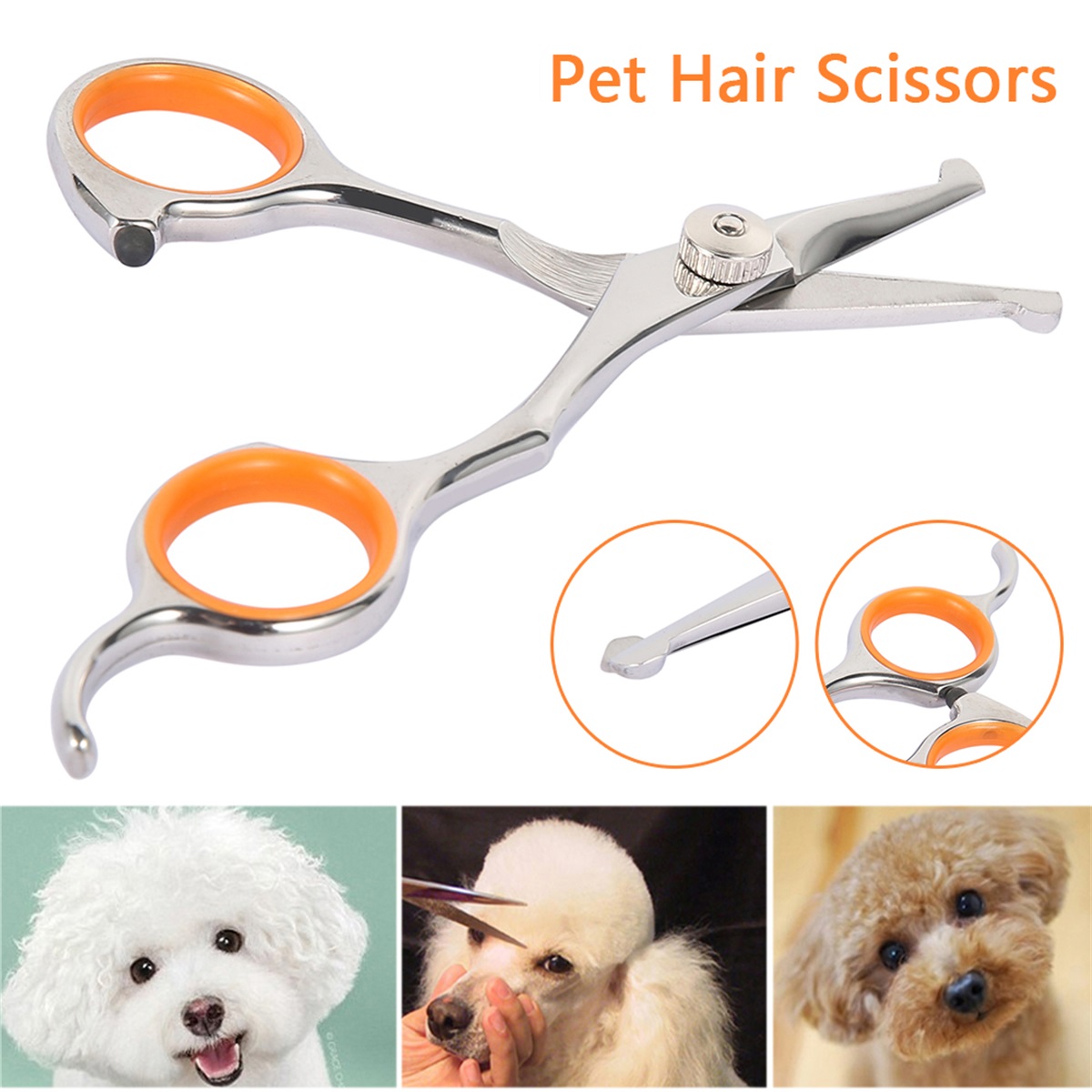 Grooming Scissors - Pet Grooming Scissors Round Tip Dog/Cats