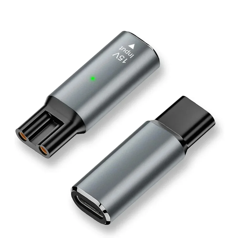 Beard Trimmer - Dual Voltage 15V/5V Type-C Charging Converter