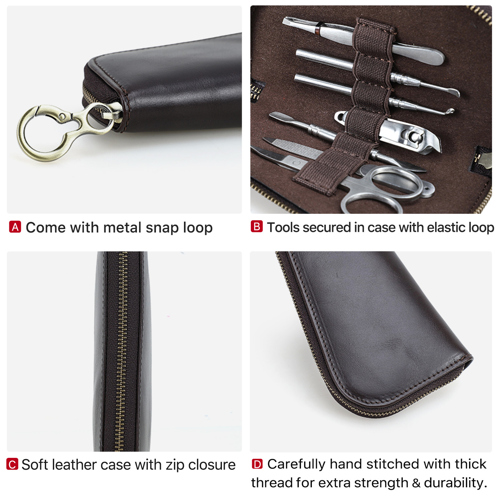 Genuine Leather Travel Case fo - Grooming Scissors ulasan dan harga