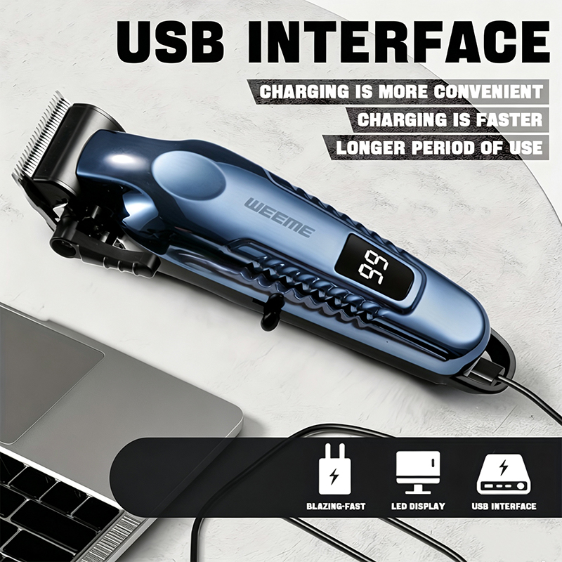 Cordless Hair Clipper for Men  - Electric Shaver Rotary ulasan dan harga