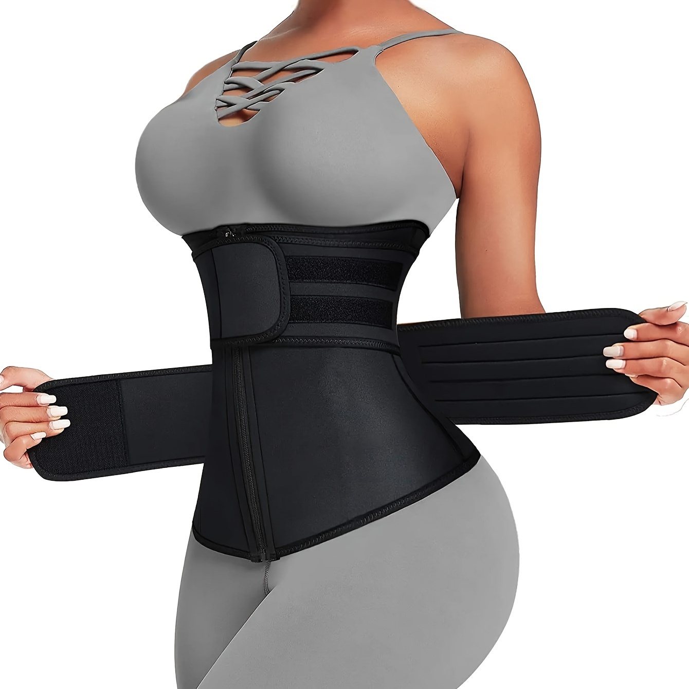 Women Waist Trainer Belt Doubl - Body Trimmer ulasan dan harga