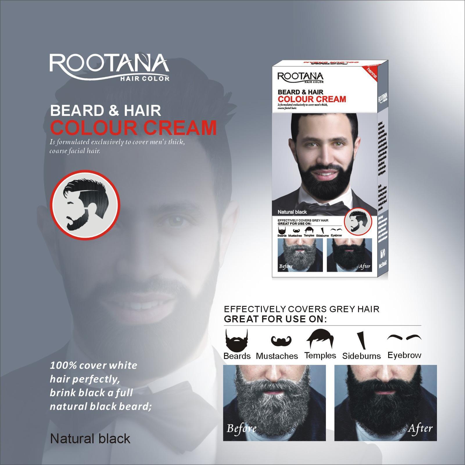 Mens Beard Dye 60ML Mustache D - Shaving Cream ulasan dan harga