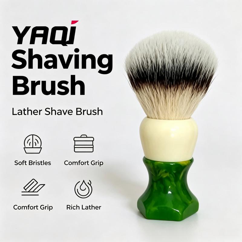 Men Wet Shaving Shave Brush YA - Shaving Cream ulasan dan harga