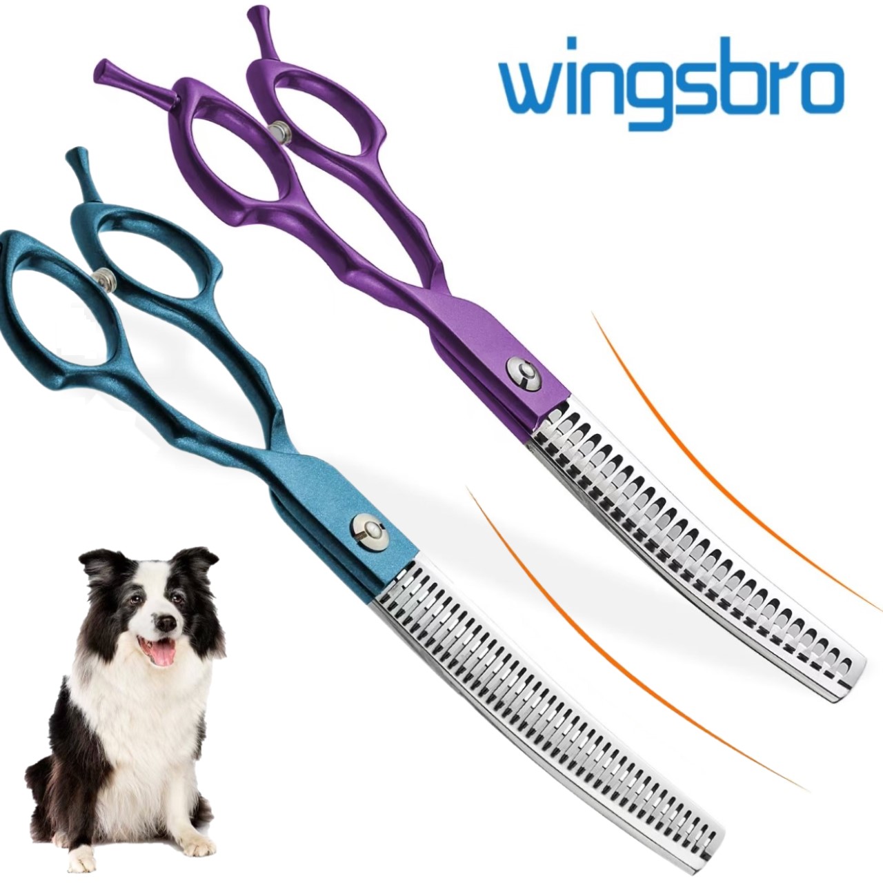 7inch Curved Chunkers Shears S - Grooming Scissors ulasan dan harga